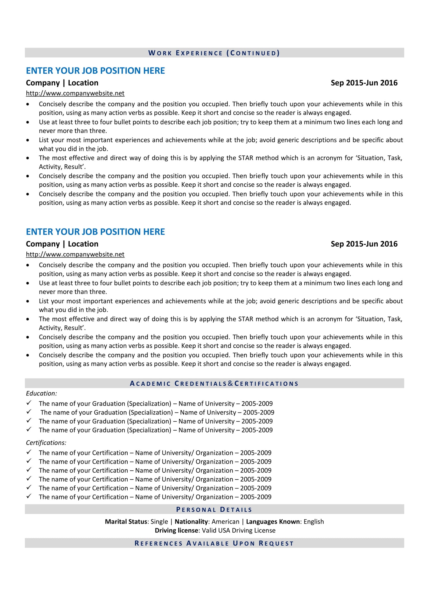 Template 1001 (Instant Download)